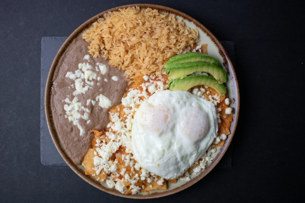 Chilaquiles with Eggs